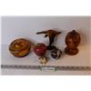 Image 1 : Marble Apples - Carved Wooden Items - Shell Bobble Head Turtle