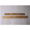 Image 4 : (2) Vintage Wooden Rulers