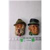 Image 1 : (2) Bossons Chalkware Heads