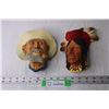 Image 1 : (2) Bossons Chalkware Heads