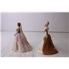 Image 2 : (2) Franklin Porcelain Belles of the Masquerade Figurines - Barbara and Diane