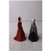 Image 4 : (2) Franklin Porcelain Belles of the Masquerade Figurines - Sharon, Marlene