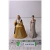Image 1 : (2) Franklin Porcelain Belles of the Masquerade Figurines - Joanne, Robin