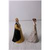 Image 4 : (2) Franklin Porcelain Belles of the Masquerade Figurines - Joanne, Robin