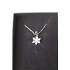 Image 2 : Sterling Silver Women's Snowflake Necklace