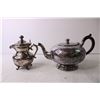 Image 2 : Silver Plated Tea Pot, Creamer and Sugar