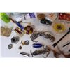 Image 3 : Wild Life Warning System - Garden Tools - Pocket Knives - Lighter - Wooden Yo-Yo - Misc. Items