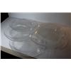 Image 2 : (5) Large Glass Fish Platters