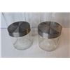 Image 2 : (5) Glass Kitchen Cannisters/Containers