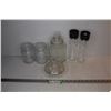 Image 2 : Glass Bowl w/Lid - salt & Pepper Jars - (3) Glass Container