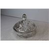 Image 6 : Glass Bowl w/Lid - salt & Pepper Jars - (3) Glass Container