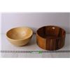 Image 1 : (2) Wooden Bowls