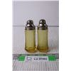 Image 1 : Yellow Glass Salt and Pepper Shakers
