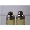 Image 2 : Yellow Glass Salt and Pepper Shakers