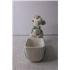 Image 4 : Ceramic Poodle Garden Planter