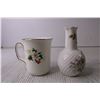 Image 3 : Royal Albert Mug and China Vase