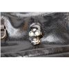 Image 3 : Black Studded Purse w/Skull
