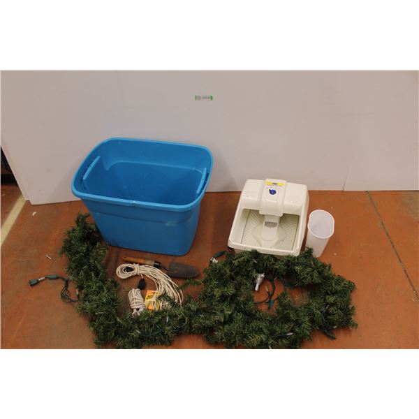 *Dr Scholls Foot Spa - Christmas Decoration - Tote (no lid) - Garden Tools - Extension Cords - Car F