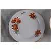 Image 4 : Queens fine Bone China, Rosina China Tiger Lilly Bowls and Plates