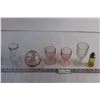 Image 1 : Various Glasses + Salt Shaker + Candy Dish