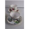 Image 9 : 1975 Wedge wood Plate + Norman Rockwell Plate + Royal Grafton Tea Cup and Saucer + Royal Vale Tea Cu