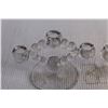 Image 3 : (2) Glass Candle Holders