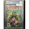 Image 1 : MARVEL COMICS NO.383 THE INCREDIBLE HULK (KEY ISSUE) CGC GRADED 9.8