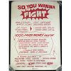 Image 1 : 1979 PNE GARDENS SO YOU WANT TO FIGHT POSTER