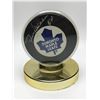 Image 1 : FRANK MAHOVOLICH SIGNED TORONTO MAPLE LEAFS DISPLAY CASE