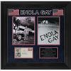 Image 1 : PAUL TIBBETTS SIGNED ENOLA GAY 24 X 24 DISPLAY BECKETT LOA