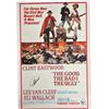 Image 1 : CLINT EASTWOOD SIGNED THE GOOD THE BAD AND THE UGLY MOVIE POSTER (RA COA)