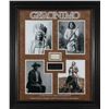 Image 1 : GERONIMO SIGNED AND CUSTOM FRAMED 24 X 24 DISPLAY (JSA LOA)