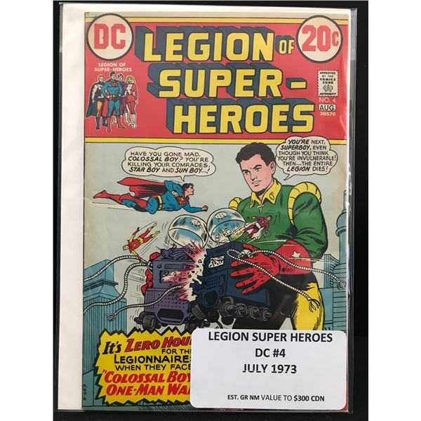 LEGION OF SUPER-HEROES  #4 (DC COMICS)