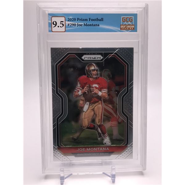 2020 PANINI PRIZM FOOTBALL JOE MONTANA  (GCG 9.5)