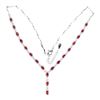 Image 3 : Natural Stunning Pigeon Blood Red Ruby Necklace