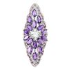 Image 2 : Natural Aquamarine Amethyst Ring