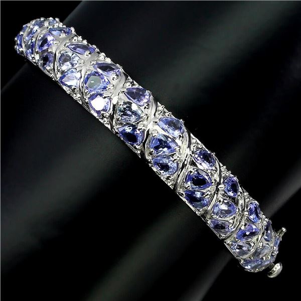 Natural Tanzanite Bangle