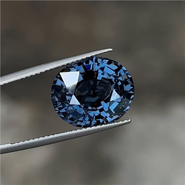 Natural Oval Blue Spinel 10.12 Cts - Untreated