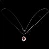 Image 3 : Natural Red Ruby 8x6 MM Pendant/Necklace