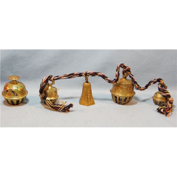 Brass bell set