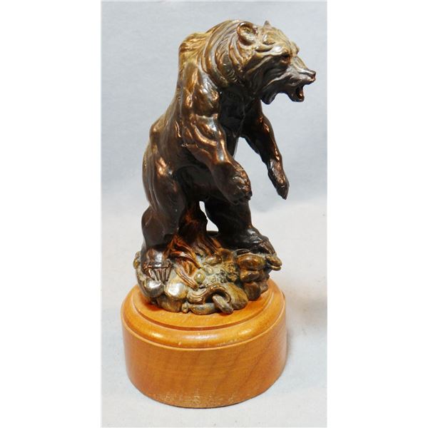 Sullivan, Tim bronze, Grizzly Bear, #2/25, 8" h x 3" w