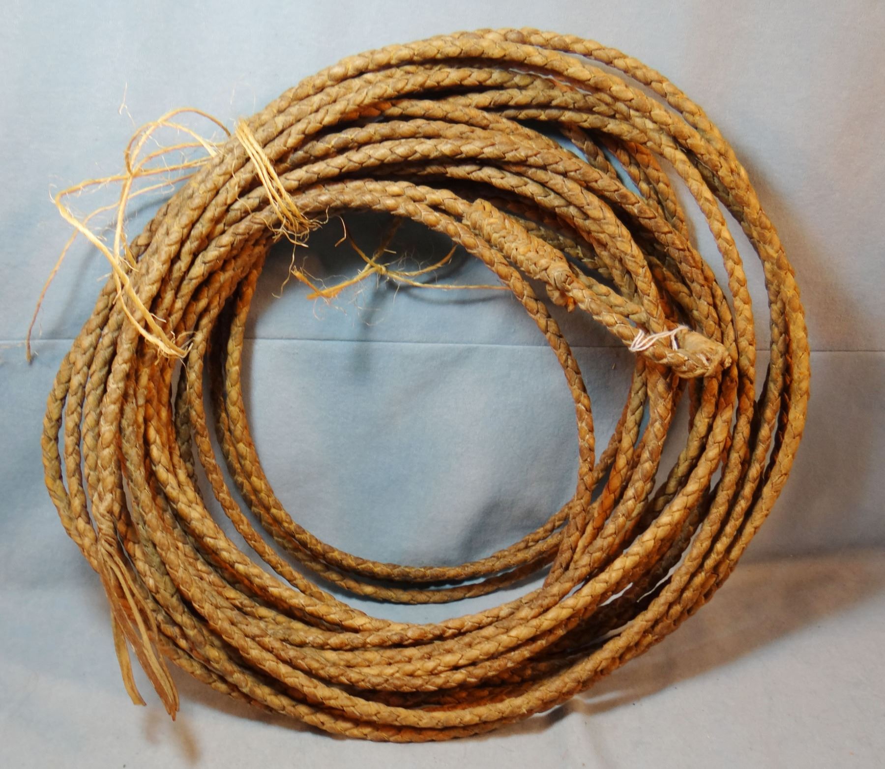 Rawhide riata, 65 +/ ft, great condition