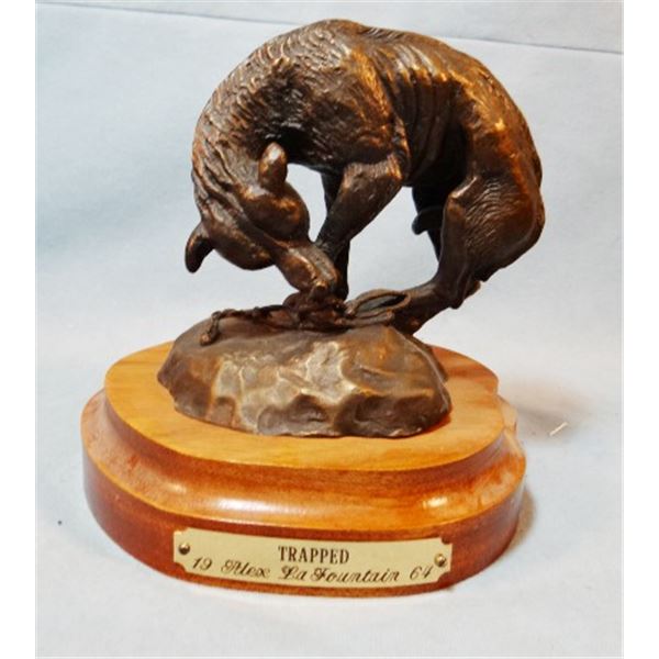 Lafountain, Alex bronze, Trapped , 1964, 7" x 8" x 7", #5/40