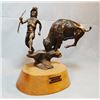 Image 3 : Wattenhofer, Ray bronze, Buffalo Chase, 1984, 9" x 10" x 6", #17/50