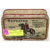 Image 1 : ANTIQUE MOUNTIE REPEATER TOBACCO TIN
