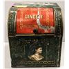 Image 1 : ANTIQUE GINGER STORE DISPLAY TIN