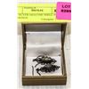 Image 1 : 925 SILVER ABALONE SHELL INLAY EARRINGS