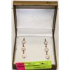 Image 1 : 14K GOLD DROP EARRINGS