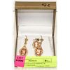 Image 1 : 10K GOLD CAMEO EARRING W PENDANT VINTAGE