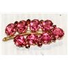 Image 1 : VINTAGE PINK COSTUME JEWELRY BROOCH